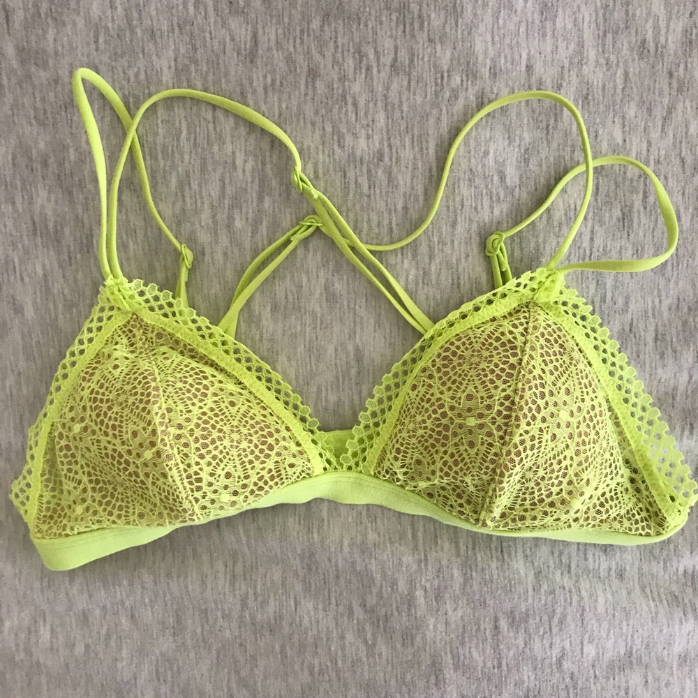 Victoria’s Secret NEON strappy back bralette S
